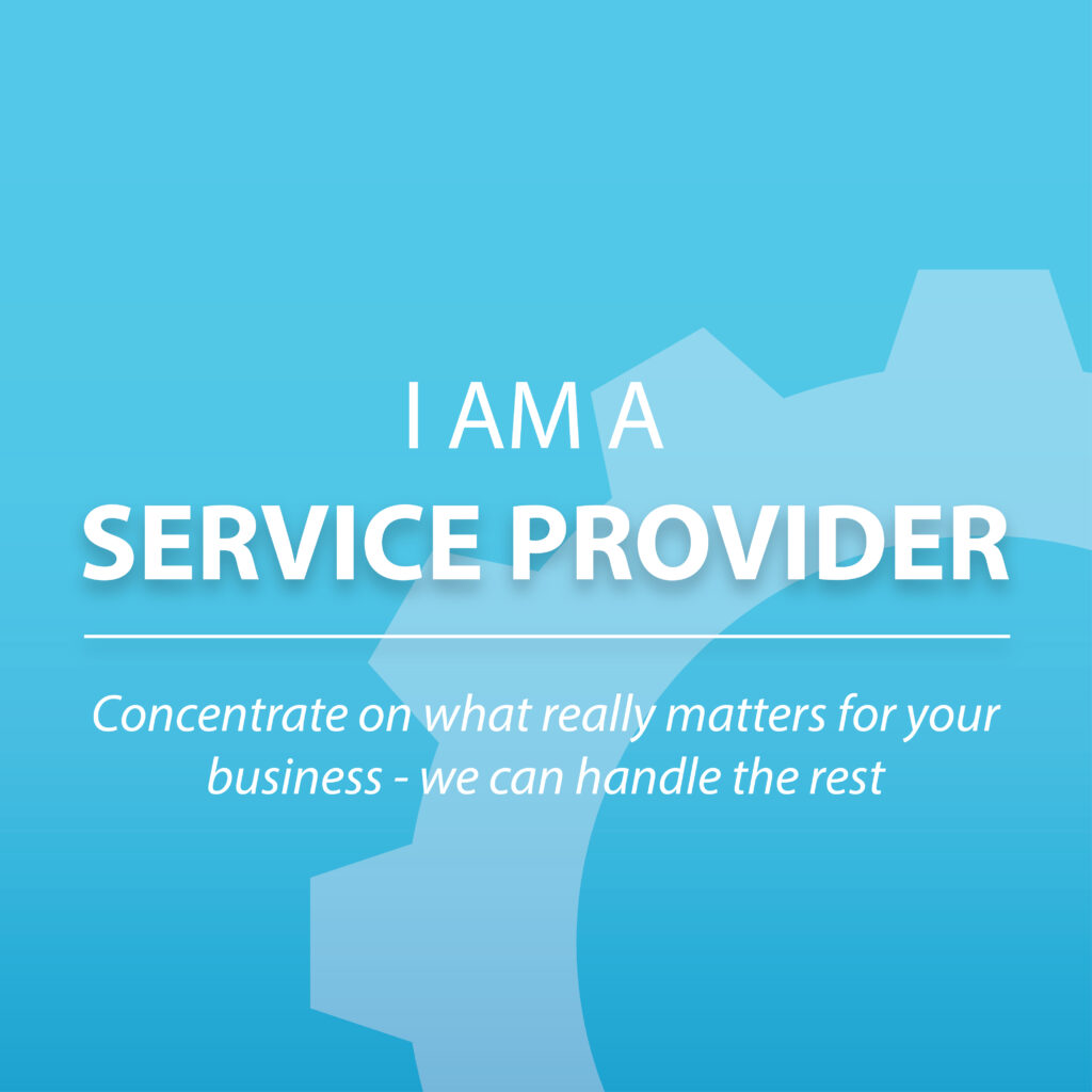 I am a service provider